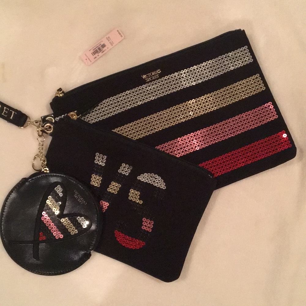 Three piece Victoria’s Secret clutch set